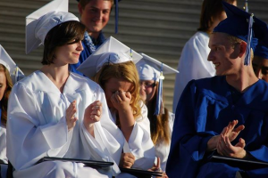 me crying at graduation to prove a point. 